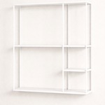 Wandrek, wit, cold roll steel