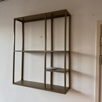 Wandrek, goudkleurig, cold roll steel