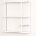 Wandrek, wit, cold roll steel