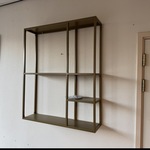 Wandrek, goudkleurig, cold roll steel