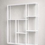 Wandrek, wit, cold roll steel