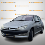 Personenauto, Peugeot, 206, 1.4 Gentry, Grijs, 2001