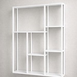 Wandrek, wit, cold roll steel