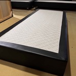 Losse boxspring, zwart