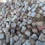 Ca. 25 m³ Basaslt stenen