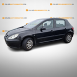 Personenauto, Peugeot, 307, 1.6-16V XS, zwart, 2003