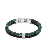 Fossil JF04854040 Heren Armband 21.5cm  Zilverkleurig