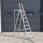 Werktrap 7-treeds met bordes