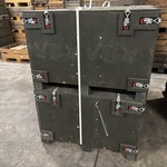 4x Houten transportkist