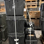 Partij kunststof kisten en laptoptassen, O.a. TGM