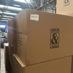 Ca. 13x Rotan bijzettafel, Crate & Cargo