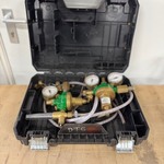 Stikstof reduceerventiel en drukregelaar, Gloor, in koffer