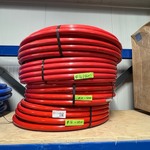 4x Meerlagenbuis, Geberit FlowFit, rood, geisoleerd