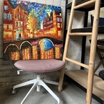 2x Decoratie w.o. schilderij, 1x stoel