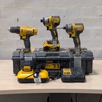 3x Accu gereedschap, DeWalt