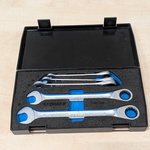 5-delige ringratel- / steeksleutelset, Gedore, 7 R-005