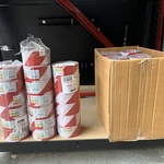 Ca. 42x Waarschuwingstape 66 m x 50 mm, Tesa