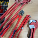 2x Buigijzer, kniptangen en waterpomptang, O.a. Knipex En