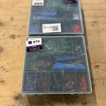 2x Assortimentsdoos adereinden en krimptang, Klemko, 910038