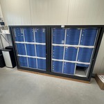 2x Roldeurkast, antraciet, 96-ladig