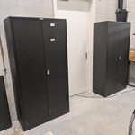 2x Archiefkast, zwart