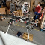 Afkortzaag, Metabo, KGS 315 Plus, op demontabel onderstel