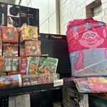 Ca. 65x Kinder ansichtkaarten en naametiketten