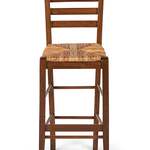 6x Barstoel, walnoot