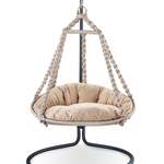 Hangstoel, Jobini, desert beige, wit