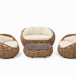 Loungeset, Dawi, bruin