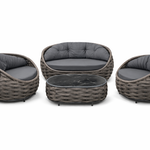 Loungeset, Dawi, taupe donker