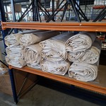 11x Pak Katoenen canvas ecru