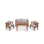 Loungeset, Darva, walnoot