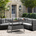 Loungeset, Hoek Mori, antraciet