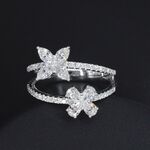 Witgouden ring met diamanten 1.30 carat