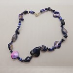 Collier turquoise en gepolijst parelmoer