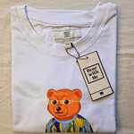 Heren kunstwerk T-shirt – Bear With Me – Moët Cartier