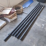 4x giek en 1x rechte gaffel polyvalk