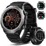 Atheewon Militaire Smartwatch Zwart