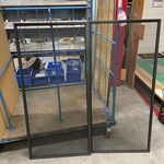 2x Raamhor Keje, Inzethor R 34 mm kunststof kozijn, 7016