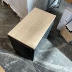 5x Bureau kasten klein, zwart