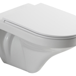 Atlantic hangend Toilet Cody randloos Wit