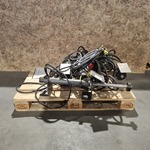 4x Hydraulische cilinders, Grijs / Chroom