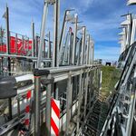 Dak en zij resteel bus, lichtgrijs