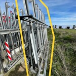 Dak en zij resteel bus, lichtgrijs