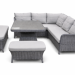 Tuinset, Nest Corner, grijs, antraciet