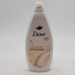 8x Fles badcrème, 720 ml, Dove, Caring Bath