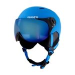 Sinner Typhoon Visor Skihelm Blauw Maat S