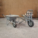 Stenenkruiwagen met kruiwagen