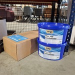 Renovlies 150 gram + lijm 10 liter, Wit